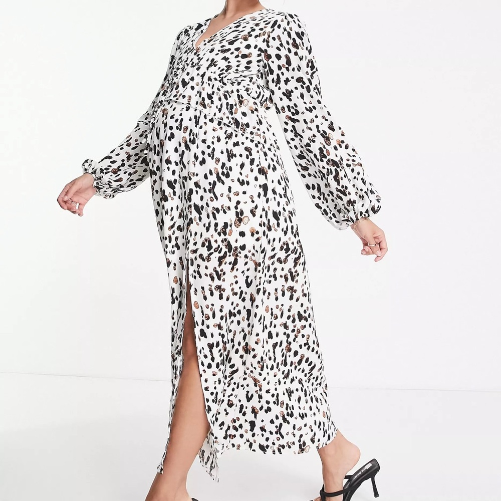 Maternity Leopard Dress